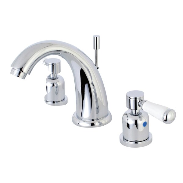 Kingston Brass KB8981DPL 8" Widespread Bathroom Faucet, Polished Chrome KB8981DPL - main